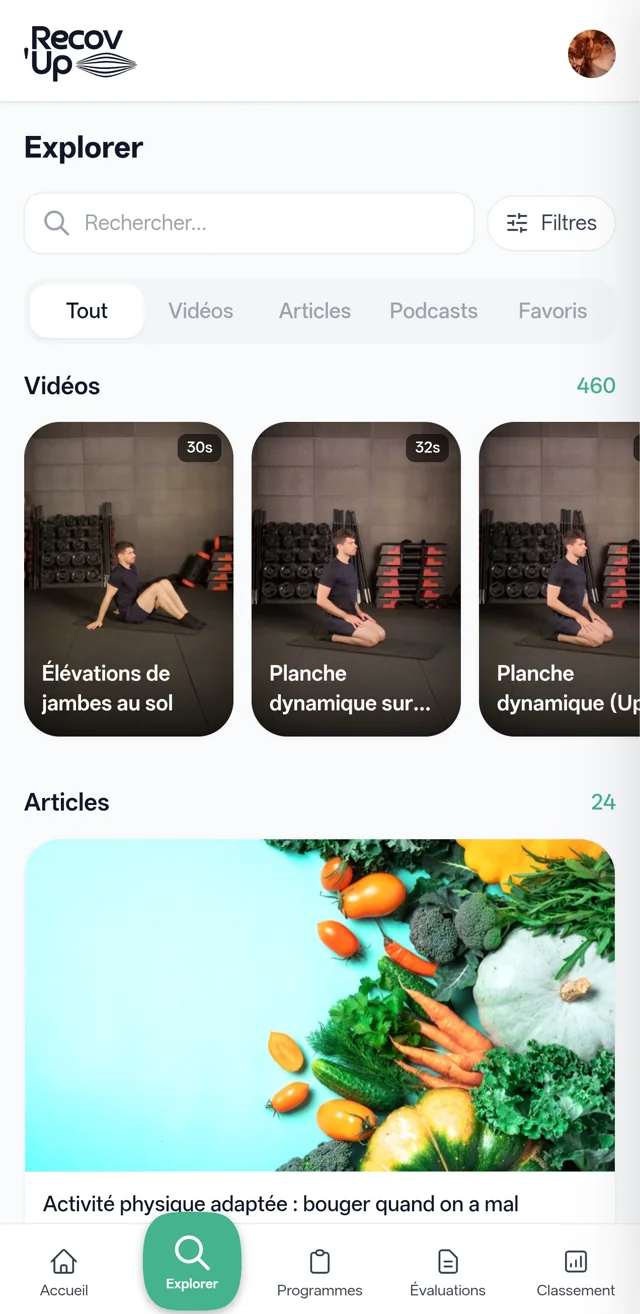 Vidéos, articles, podcasts